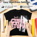 TECKWRAP Heat Transfer Vinyl for T-Shirts, 50+ Washes, REACH Certified & Dryer - Image 6