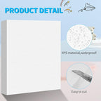 LuckyFoam White 4 Pack 15x12x2 inch Foam Sheets 2 Inch Thick | Polystyrene - Image 4