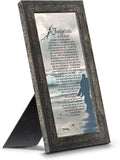 Footprints in the Sand Inspirational Wall Art, Beach Decor, Christian Gifts by CROSSROADSHOMEDECOR