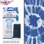 Tulip One-Step Tie-Dye Kit, 3 Fabric Dye Refill Packs, Royal Blue - Image 4