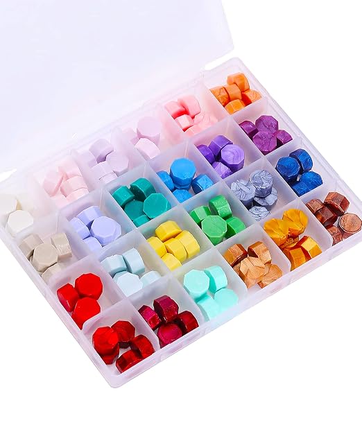 Mr. Pen- Sealing Wax Beads, 24 Colors, Wax Seal Stamp Beads, Seal Wax | Wax by MrPen