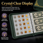 Coin Collection Book Holder for Collectors, 200 Pockets Collecting Album& 30 - Image 9