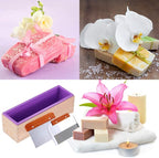 Ogrmar Silicone Soap Molds Kit-42 oz Wooden Silicone Rectangular Mold - Image 6