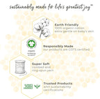 Burt's Bees Baby Essential Organic Cotton Fitted Crib Sheet, Breathable - Image 5