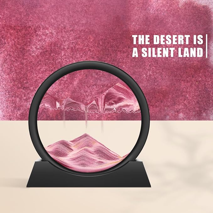 Wai Danie Moving Sand Art Picture 3D Hourglass Deep Sea Sandscape Liquid Motion - Image 5
