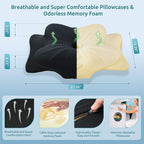 DONAMA Cervical Pillow for Neck and Shoulder, Contour Memory Foam Pillow - Image 2