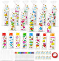 Cinrobiye 24 Pack DIY Ice Pop Sleeve Craft Kit, Color Your Own Reusable by Cinrobiye