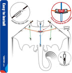 SGftre Complete Kite with Handle, Line & Accessories, Family Outdoor Activities - Image 4