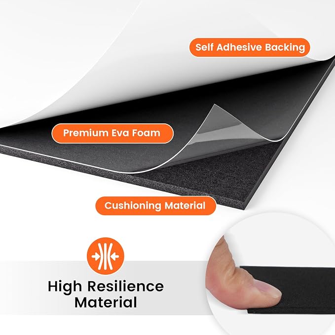 MEARCOOH 3mm Self Adhesive Foam Sheets Crafts - Image 4