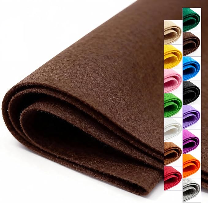Felt Fabric 36'' X 36'' Large Felt Sheets Stiff Craft Felt by The Yard by FEIYAUMI