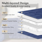 downluxe Weighted Blanket Queen Size, 15 lb Weighted Blanket - Image 4