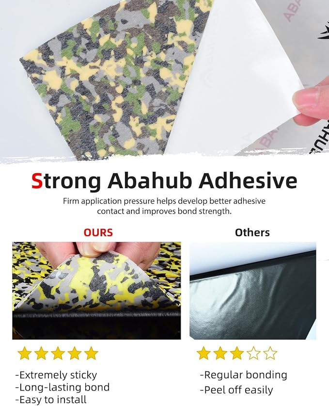 Abahub EVA Foam Boat Flooring Self-Adhesive Decking Surfboard Traction Pad | - Image 2