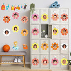 60pcs Spring Theme Flower Cutouts Boho Daisy Bulletin Board Decoration Back to - Image 6