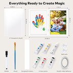 Omrhvi Family Handprint Kit, DIY Craft Keepsake Photo Frame, Hand Print - Image 7