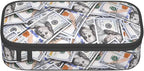Money Novelty Us Dollar Cash Pattern Pencil Case Organizer Big Capacity Pencil - Image 8