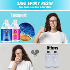 Teexpert Epoxy Resin Crystal Clear: 2 Gallon Epoxy Resin Kit Casting Resin Non - Image 2