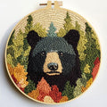 Punch Needle Kits Black Bear Embroidery Starter Set by Unknown