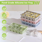 4-Pack Silicone Ice Cube Trays - Image 4