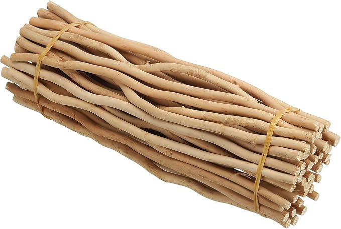 PATIKIL 60 Pcs / 30cm Wood Log Sticks, 0.2-0.5inch in Diameter Natural Driftwood by PATIKIL