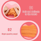 UOOU Felting Kit, Wool Roving, Felting Pad, Instruction Manual, Needle Felting - Image 3