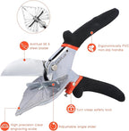 LeafLux Miter Shears for Wood Trim, Adjustable 45°-135° Multi-Angle Handheld - Image 3