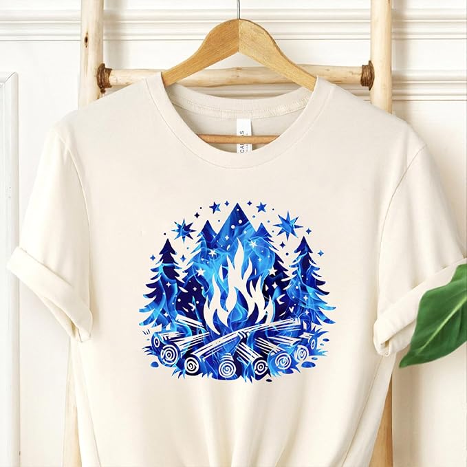 Tintnut Blue Flame Heat Transfer Vinyl, stretch washable, suitable - Image 5