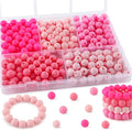 300Pcs Silicone Beads 9mm Mix Color, Bulk Silicone Beads 9mm by Kovict
