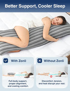 ZonLi Cooling Body Pillow for Adults, Long Pillow - Image 5