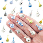 100 Pieces Tiny Vase for Dollhouse Miniatures Resin Things for Crafts Mini Vase - Image 2
