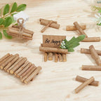 SUPERFINDINGS 100PCS Rustic Wooden Sticks Natural Wood Branches of Driftwood - Image 6