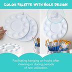 56Pcs Paint Tray Palettes, Plastic Paint Pallets - Image 2
