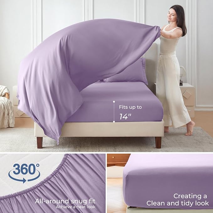Sasttie King Size Comforter Set, 7 Pieces Bed in a Bag King, Complete Bedding - Image 4