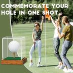 JupDec Golf Ball Display Case Clear Acrylic Memorabilia Stand Cube Holder - Image 3