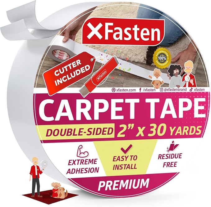 XFasten Double-Sided Carpet Tape by XFasten