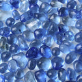 WAYBER Glass Stones, 1Lb/460g Irregular Sea Glass Pebbles Non-Toxic Artificial by WAYBER