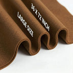 Brown Felt Fabric 36" x 72" 1.6mm Thick Large Craft Sheet | Soft, Flexible Felt by MEDIANER