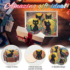 8 Pack Black Cat Diamond Art Coasters Kit for - Image 7