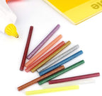 Colored Hot Glue Sticks Mini, 3.93 x 0.27 in Glitter Glue Stick, EVA Adhesive - Image 8