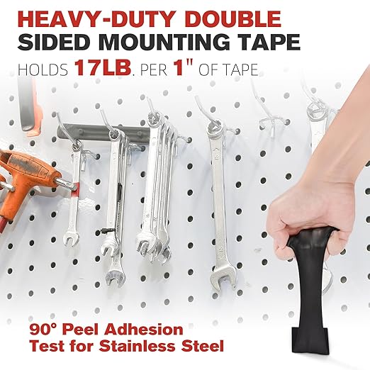 Double Sided Tape Heavy Duty, 0.39" Mounting Tape VHB 5925 Strong Adhesive - Image 2