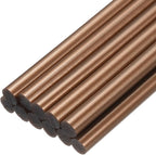 uxcell Mini Hot Glue Sticks for Glue Gun 7mm x 100mm Bronze Red 12pcs by uxcell