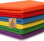 XSEINO 6 Rolls 12"x35" Large Felt Sheets, 1.4mm Thick Nonwoven Fabric by XSEINOiscreating%EF%BC%81