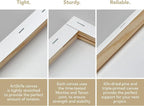 ArtSkills Stretched Canvas for Painting, 16x20 Canvas, Premium Wood Frame - Image 4