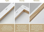 ArtSkills Stretched Canvas for Painting, 11x14 Canvas, Premium Wood Frame - Image 4