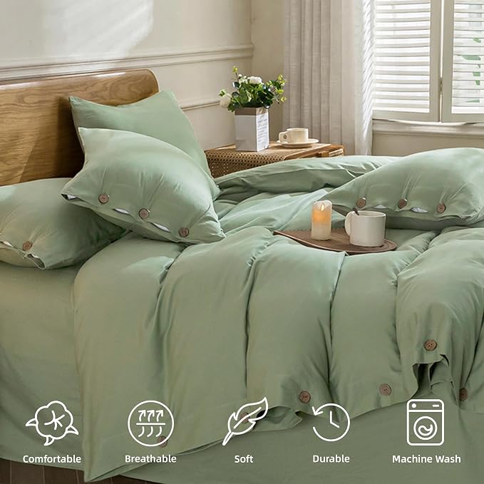 JELLYMONI Cotton Duvet Cover King Size - Image 4