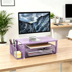 Spacrea Desk Organizer and Accessories, Computer Monitor Stand Riser - Image 7