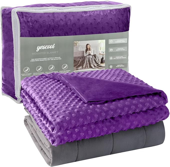 yescool Weighted Blanket for Adults Heavy Blanket for Sleeping Perfect for by yescool