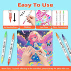 168 colors Acrylic Paint Markers, 84 Pack Direct Liquid Soft Brush acrylic - Image 3