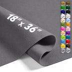 Dark Grey 18" X 36" Felt Fabric Sheet by Luceinvita