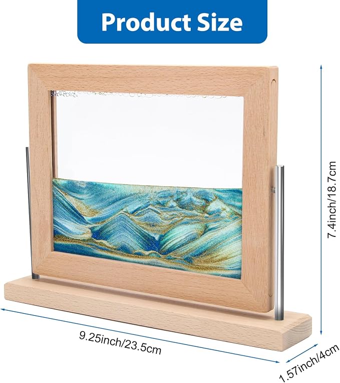 Coitak Moving Sand Art Picture, Dynamic Sand Picture, Desktop Moving Sand Art - Image 2