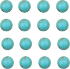 arricraft 100PCS Synthetic Turquoise Gemstone Flat Back Stone Cabochons Craft by ARRICRAFT